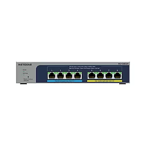 NETGEAR 8-port Ultra60 PoE++ Multi-Gigabit (2.5G) Ethernet Plus Switch Fara management L2/L3 2.5G Ethernet (100/1000/2500) Power over Ethernet (PoE) Suport Gri