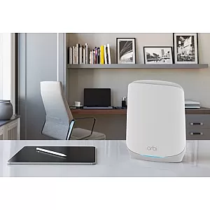 NETGEAR Orbi RBK763S Tri-band (2.4 GHz / 5 GHz / 5 GHz) Wi-Fi 6 (802.11ax) Alb 7 Intern
