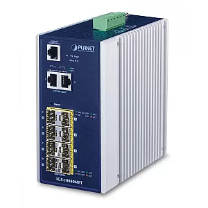 PLANET IGS-10080MFT switch-uri Gestionate Gigabit Ethernet (10/100/1000) Albastru, Alb