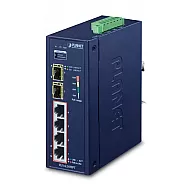 PLANET IGS-624HPT switch-uri Fara management Gigabit Ethernet (10/100/1000) Power over Ethernet (PoE) Suport Albastru