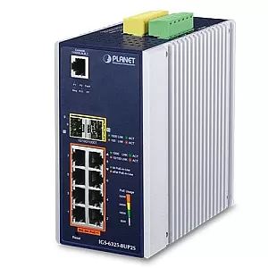 PLANET IGS-6325-8UP2S switch-uri Gestionate L3 Gigabit Ethernet (10/100/1000) Power over Ethernet (PoE) Suport Aluminiu, Negru