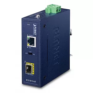 PLANET IGT-815AT convertoare media pentru rețea 1000 Mbit/s Multimodală, Monomodală Albastru