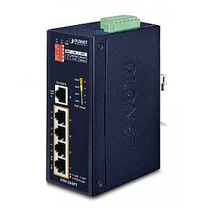 PLANET ISW-504PT switch-uri Fara management L2 Fast Ethernet (10/100) Power over Ethernet (PoE) Suport Negru
