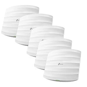 Set 5 x Access Point Wi-Fi 5, AC1750 Dual-Band, 3.5/4 dBi, 2 x RJ45 Gigabit, PoE - TP-Link Omada EAP245(5-pack)
