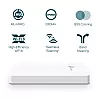 Access Point Wi-Fi 6, AX1800 Dual-Band, 3/4 dBi, 4 x RJ45 Gigabit, PoE - TP-Link Omada EAP615-wall – TP-LINK EAP615-Wall