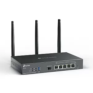 Router VPN, Wi-Fi 6, AX3000, 1 x SFP Gigabit, 5 x RJ45 Gigabit, 1 x USB - TP-Link Omada ER706W