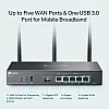TP-LINK ER706W – Router VPN, Wi-Fi 6, AX3000, 1 x SFP Gigabit, 5 x RJ45 Gigabit, 1 x USB - TP-Link Omada ER706W Router VPN, Wi-Fi 6, AX3000, 1 x SFP Gigabit, 5 x RJ45 Gigabit, 1 x USB - TP-Link Omada ER706W – TP-LINK ER706W