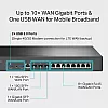 TP-LINK ER8411 – Router VPN, 2 x SFP+ 10G, 1 x SFP Gigabit, 8 x RJ45 Gigabit, 2 x USB, 1U - TP-Link Omada ER8411 Router VPN, 2 x SFP+ 10G, 1 x SFP Gigabit, 8 x RJ45 Gigabit, 2 x USB, 1U - TP-Link Omada ER8411 – TP-LINK ER8411