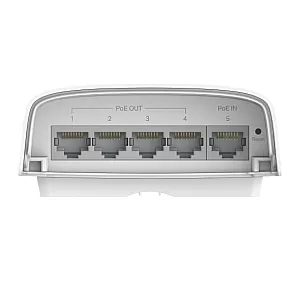 Switch exterior 4 porturi PoE RJ45 Gigabit, 1 x RJ45 1G PoE IN, L2 Management, IP55 - TP-Link Omada SG2005P-PD