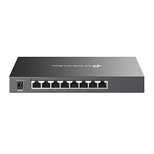 Switch 4 porturi RJ45 Gigabit PoE, 4 x RJ45 Gigabit, Buget PoE 62W, Management - TP-Link Omada SG2008P