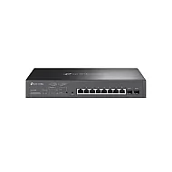 Switch 8 porturi RJ45 Gigabit PoE, 2 x SFP Gigabit, Buget PoE 150W, Management - TP-Link Omada SG2210MP