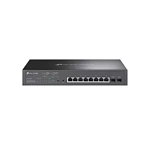 Switch 8 porturi RJ45 Gigabit PoE, 2 x SFP Gigabit, Buget PoE 150W, Management - TP-Link Omada SG2210MP
