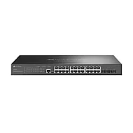 Switch 24 x RJ45 Gigabit PoE, 4 x SFP+ 10G, Buget PoE 384W, L2 Management, 1U - TP-Link Omada SG3428XMP