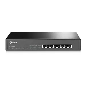Switch 8 x RJ45 Gigabit PoE, Buget PoE 153W, Unmanaged - TP-Link TL-SG1008MP