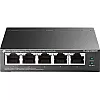 Switch Easy Smart, 4 porturi PoE RJ45 Gigabit, 1 port RJ45 Gigabit, Managed - TP-Link TL-SG105MPE – TP-LINK TL-SG105MPE