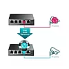 TP-LINK TL-SG105PE – Switch 4 x RJ45 Gigabit PoE, 1 x RJ45 Gigabit, Buget PoE 65W, Easy Smart Managed - TP-Link TL-SG105PE Switch 4 x RJ45 Gigabit PoE, 1 x RJ45 Gigabit, Buget PoE 65W, Easy Smart Managed - TP-Link TL-SG105PE – TP-LINK TL-SG105PE