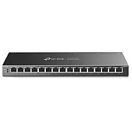 Switch 16 porturi PoE+ RJ45 Gigabit, Unmanaged - TP-Link TL-SG116P