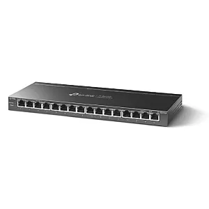 Switch 16 porturi PoE+ RJ45 Gigabit, Unmanaged - TP-Link TL-SG116P