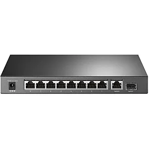 Switch 8 x  RJ45 Gigabit PoE, 1 x RJ45 Gigabit, Buget PoE 63W, Unmanaged - TP-Link TL-SG1210P
