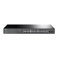 Switch 24 porturi PoE+ Gigabit, 2 porturi RJ45 Gigabit, 2 x SFP Gigabit, Managed - TP-Link TL-SG1428PE