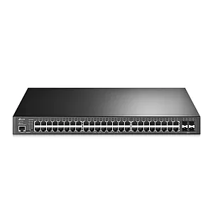 Switch 48 porturi PoE RJ45 Gigabit, 4 x SFP+ 10G, Buget PoE 500W, L2 Management, 1U - TP-Link Omada TL-SG3452XP
