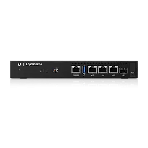 Ubiquiti ER-4 EdgeRouter 4 router Gigabit cu SFP Negru
