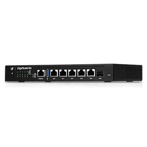 Ubiquiti ER-6P EdgeRouter 6P router gigabit 6 porturi PoE 24V Negru