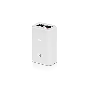 Ubiquiti POE-24-12W-G-WH – Adaptor Power over Ethernet 24V DC, 0.5A, Gigabit, protecție ESD, Alb