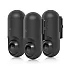 Ubiquiti UACC-Flex-Cam-PWM-Black-3 – Set 3 suporturi profesionale de perete pentru cameră UniFi Protect Flex, Negru