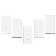 Ubiquiti UniFi UAP-AC-M-PRO-5 access point Mesh Pro WiFi 5 dual-band PoE set 5 bucati Ubiquiti UniFi UAP-AC-M-PRO-5 access point Mesh Pro WiFi 5 dual-band PoE set 5 bucati