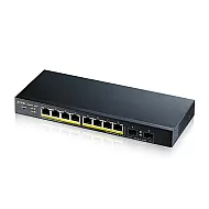 Zyxel GS1900-10HP Gestionate L2 Gigabit Ethernet (10/100/1000) Power over Ethernet (PoE) Suport Negru