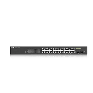Zyxel GS1900-24HP Gestionate Gigabit Ethernet (10/100/1000) 1U Negru