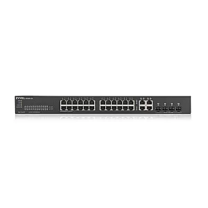 Zyxel GS1920-24V2 Gestionate Gigabit Ethernet (10/100/1000) Negru