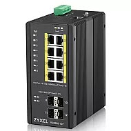 Zyxel RGS200-12P Gestionate L2 Gigabit Ethernet (10/100/1000) Power over Ethernet (PoE) Suport Negru