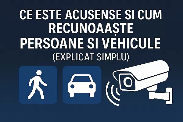 Ce este AcuSense și cum recunoaște persoane/vehicule
