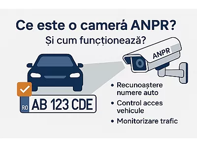 Ce este o cameră ANPR și cum funcționează? Ghid explicat simplu