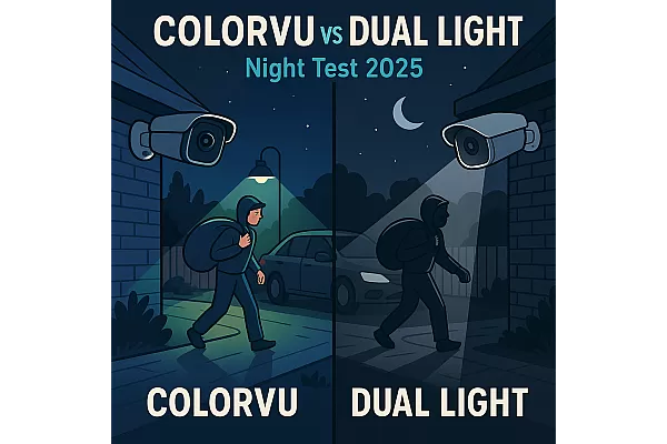 ColorVu vs Dual Light – test de noapte, diferente si recomandari