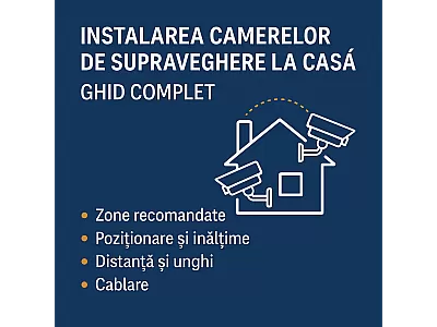 Ghid complet pentru instalarea camerelor de supraveghere la casă în 2025