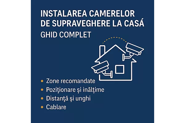 Ghid complet pentru instalarea camerelor de supraveghere la casă în 2025