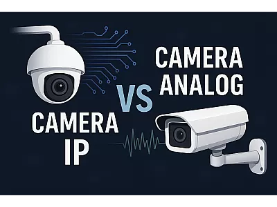 Camera IP vs Camera Analog – ghid actualizat 2025: diferente, avantaje si cum alegi corect