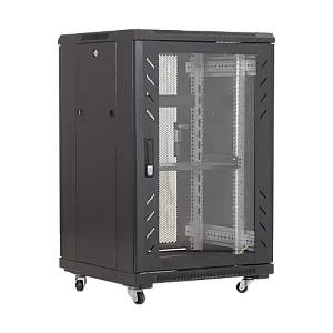 Rack podea 22U 19'' 600x800, negru - ASYTECH Networking ASY-22U-6080E