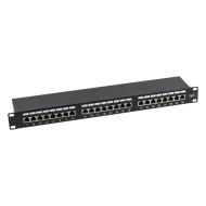 Patch Panel 1U, FTP cat5e, 24 porturi RJ45 - ASYTECH Networking ASY-PP-FTP5E-24