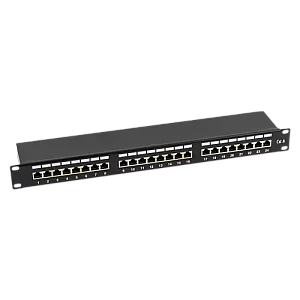 Patch Panel 1U, FTP cat6, 24 porturi RJ45 - ASYTECH Networking ASY-PP-FTP6-24