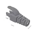 Manson protectie mufa RJ45, gri (100buc) RJ45-CAP-GY