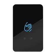 Buton de iesire Touchless ajustabil, plastic negru, montaj aparent, IP66 CSB-20C30S-P2