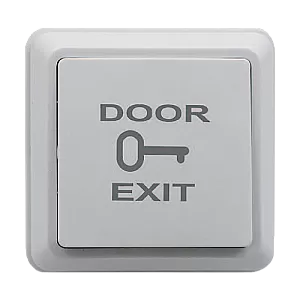 Buton de iesire din plastic, montaj aparent (PICTOGRAMA + TEXT) CSB-69G-LED