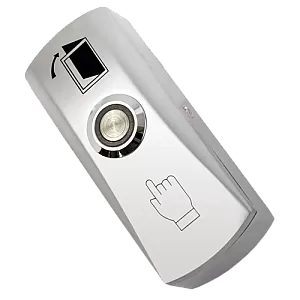 Buton iesire aplicabil din metal, cu LED CSB-805L