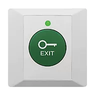 Buton de iesire din plastic, profil ingust, LED, buzzer CSB-86G-LED