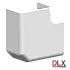Unghi plan 90Â° ajustabil pentru canal cablu 102x50 mm - DLX DLX-102-03