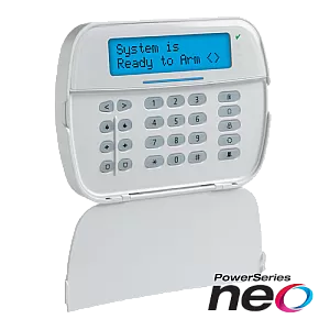 Tastatura LCD alfanumerica, cablata, 128 zone, modul Power G, SERIA NEO - DSC HS2LCDRF8EE3